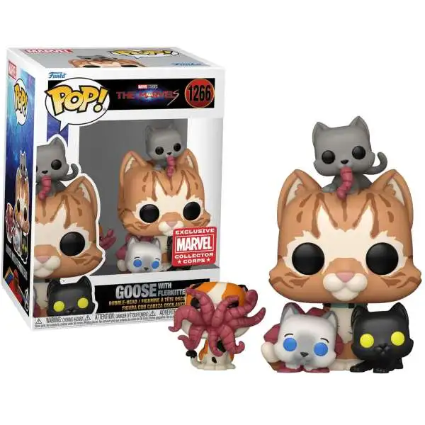 Funko The Marvels POP! Goose with Flerkittens Exclusive Vinyl Figure #1266