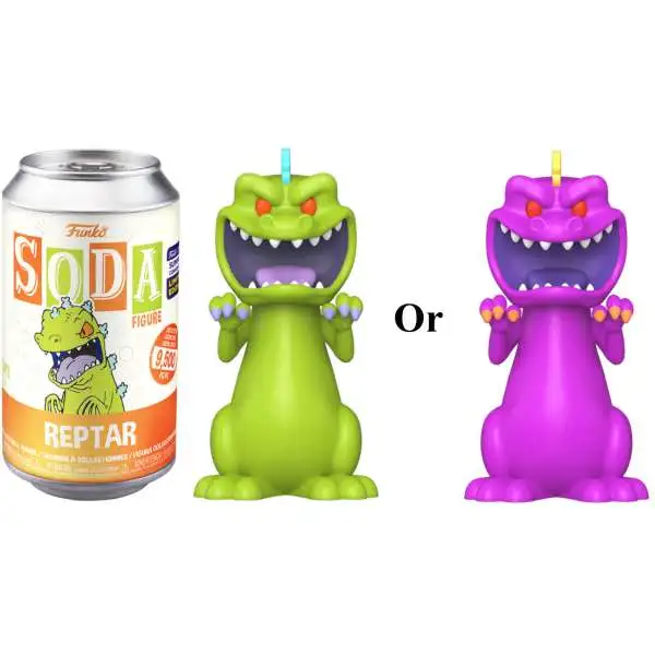 Funko Nickelodeon Rugrats Vinyl Soda Reptar Exclusive Figure [1 RANDOM Figure, Look For The Chase!]