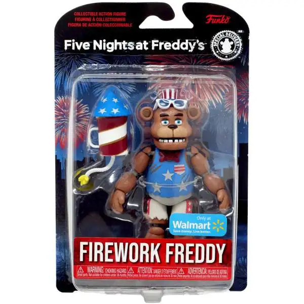 Five Nights at Freddy's Funko FNAF Freddy Frostbear Plush  Walmart Exclusive ( 8 inch) : Toys & Games