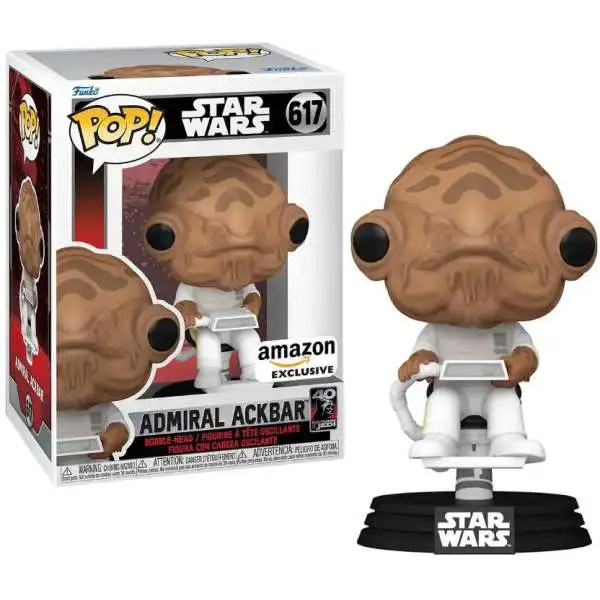 Funko POP! Star Wars Admiral Ackbar Exclusive Vinyl Bobble Head #617 [Sitting]