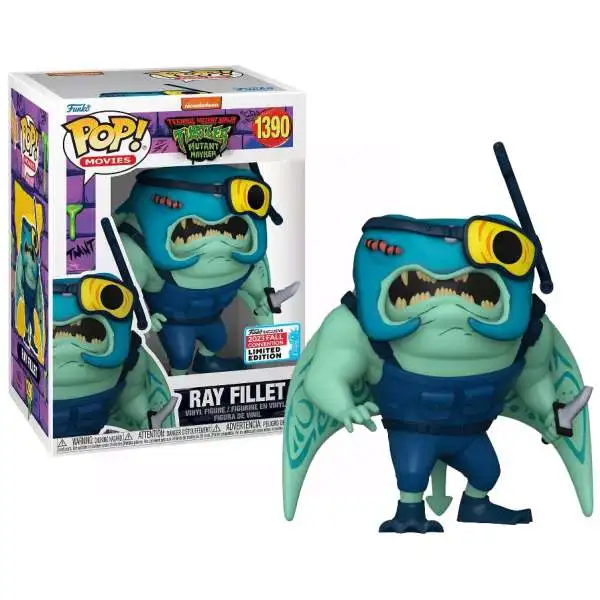 Funko Teenage Mutant Ninja Turtles Mutant Mayhem POP! Movies Ray Fillet Exclusive Vinyl Figure #1390