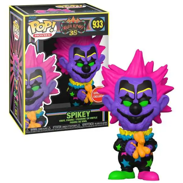 Funko Killer Klowns From Outer Space 35th Anniversary POP! Movies Spikey Exclusive Vinyl Figure #933 [Blacklight]