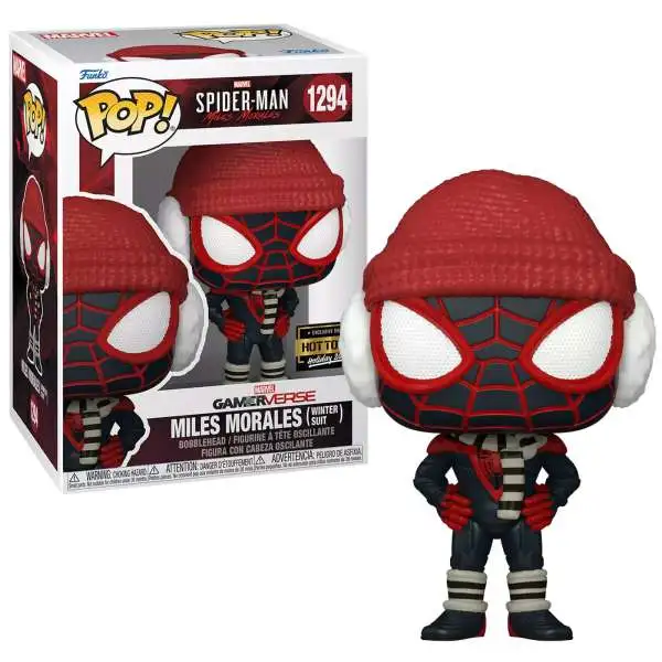 Funko POP! Marvel Miles Morales Exclusive Vinyl Bobble Head [Winter Suit, Holiday]