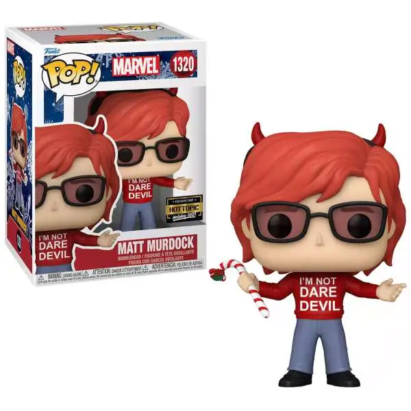 Funko Daredevil POP! Marvel Matt Murdock Exclusive Vinyl Bobble Head #1320 [Holiday]