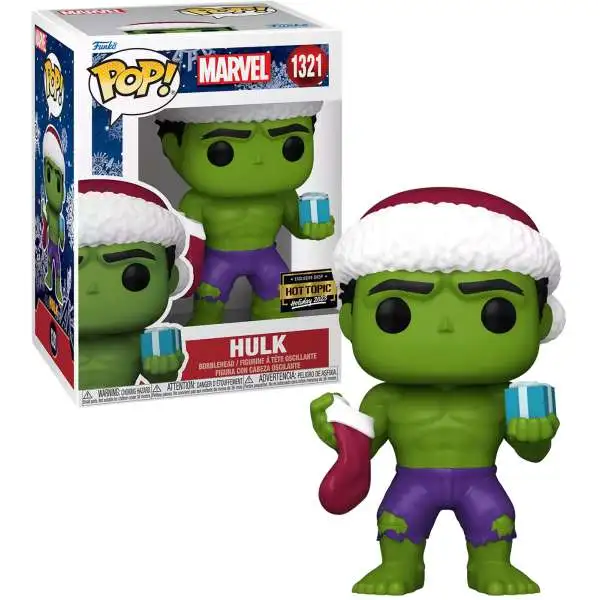 Funko POP! Marvel Hulk Exclusive Vinyl Bobble Head [Holiday]