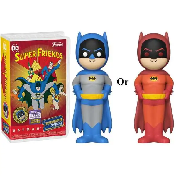 Funko DC Super Friends Blockbuster Rewind Batman Vinyl Figure [1 RANDOM Figure, Look For The Chase!]