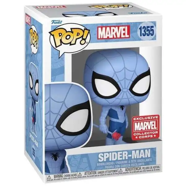Funko POP! Marvel Spider-Man Exclusive Vinyl Figure #1355 [Blue]