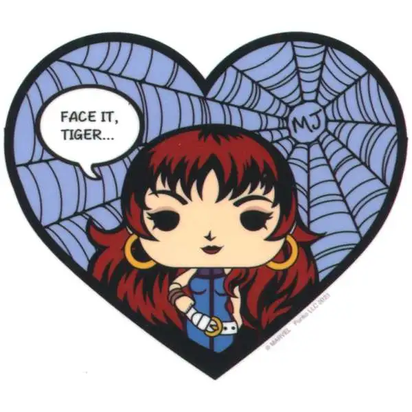 Funko Marvel Collector Corps MJ Exclusive 3-Inch Sticker