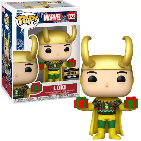 Funko POP! Marvel Loki Exclusive Vinyl Bobble Head #1322 [Holiday]