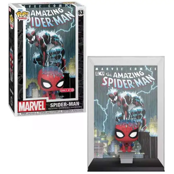 Funko Marvel The Amazing Spider-Man POP! Comic Covers Spider-Man Exclusive Vinyl Figure #53