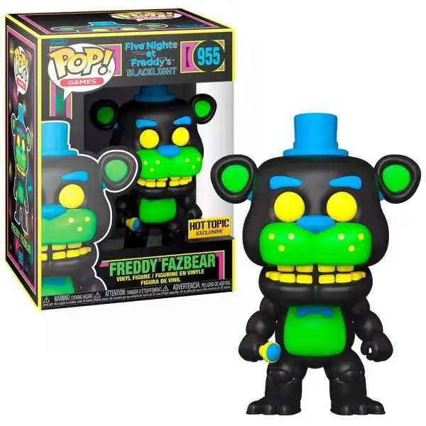 Funko Five Nights at Freddy's POP! Games Freddy Fazbear Exclusive Vinyl Figure #955 [Blacklight]