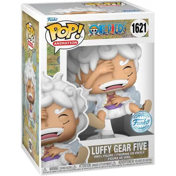 Funko One Piece POP! Animation Luffy Gear Five Exclusive Vinyl Figure #1621 [Laughing]