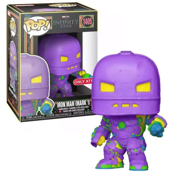 Funko The Infinity Saga POP! Marvel Iron Man (Mark 1) Exclusive Vinyl Figure #1405 [Blacklight]
