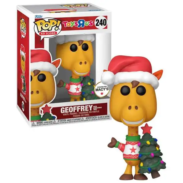 Funko Toys 'R Us POP! Ad Icons Geoffrey Exclusive Vinyl Bobble Head #240 [with Christmas Tree]