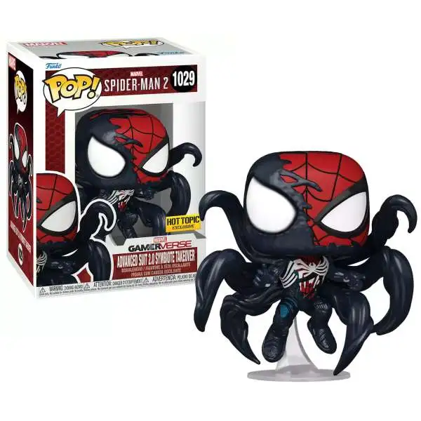 Funko Marvel Gamerverse Spider-Man 2 POP! Marvel Advanced Suit 2.0 Symbiote Takeover Exclusive Vinyl Figure #1029