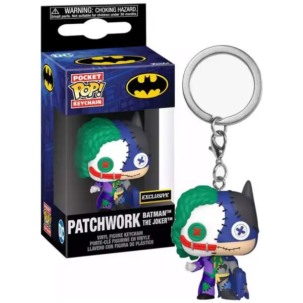 Funko DC Pocket POP! Patchwork Batman The Joker Keychain