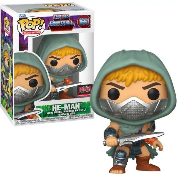 Funko Masters of the Universe Turtles of Grayskull POP! Television He-Man Vinyl Figure #1661