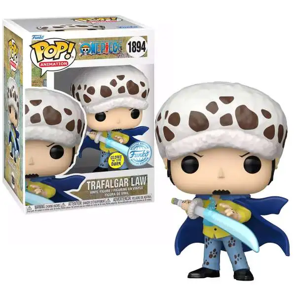 Funko One Piece POP! Animation Trafalgar Law Vinyl Figure #1894 [Glow-in-the-Dark]