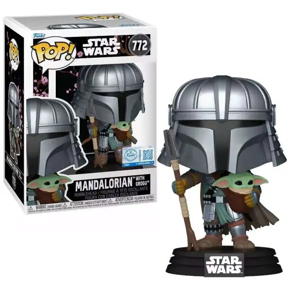 Funko The Mandalorian POP! Star Wars Hades Mandalorian with Grogu Vinyl Figure #772