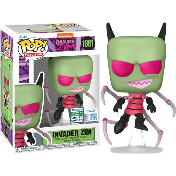 Funko POP! Television Invader Zim Exclusive Vinyl Figure #1881