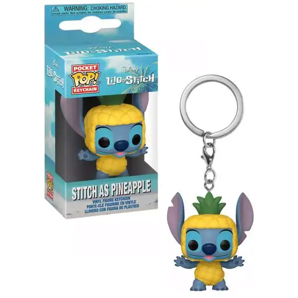 Funko Disney Lilo & Stitch Pocket POP! Stitch as Pineapple Keychain
