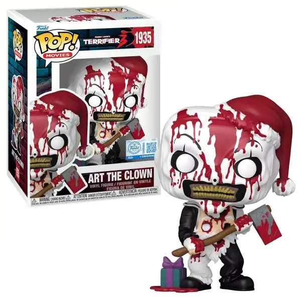 Funko Terrifier 3 POP! Movies Art the Clown Exclusive Vinyl Figure #1935 [with Axe]