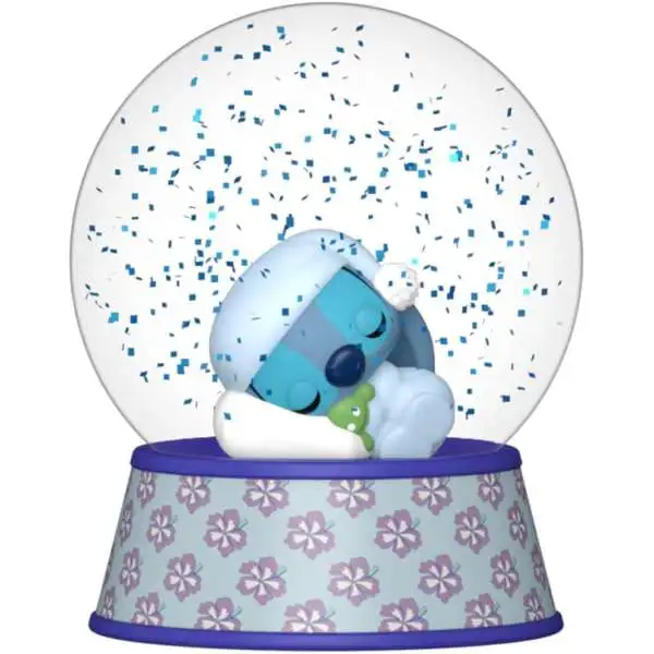 Funko Disney Lilo & Stitch Sleeping Stitch Vinyl Collectible Glitter Globe