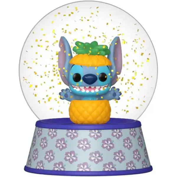Funko Disney Lilo & Stitch Stitch in Pineapple Vinyl Collectible Glitter Globe