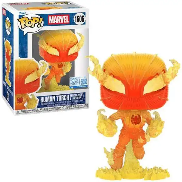 Funko POP! Marvel Human Torch (Spider-Man Mash-Up) Exclusive Vinyl Figure #1604