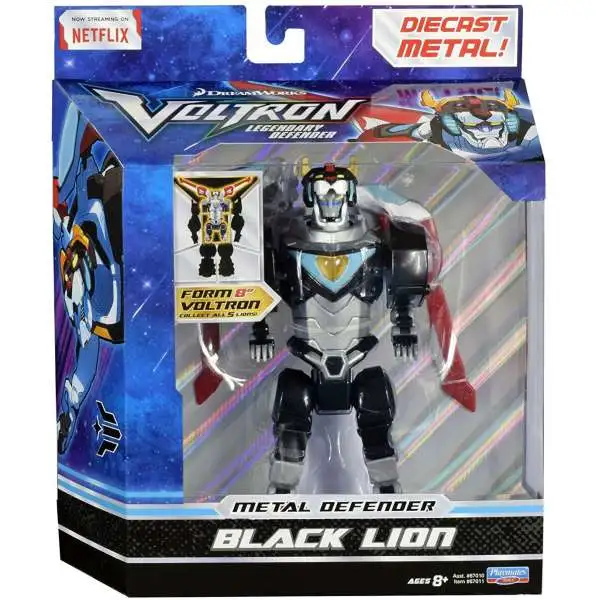 Voltron Legendary Defender Metal Defender Black Lion Diecast Action Figure