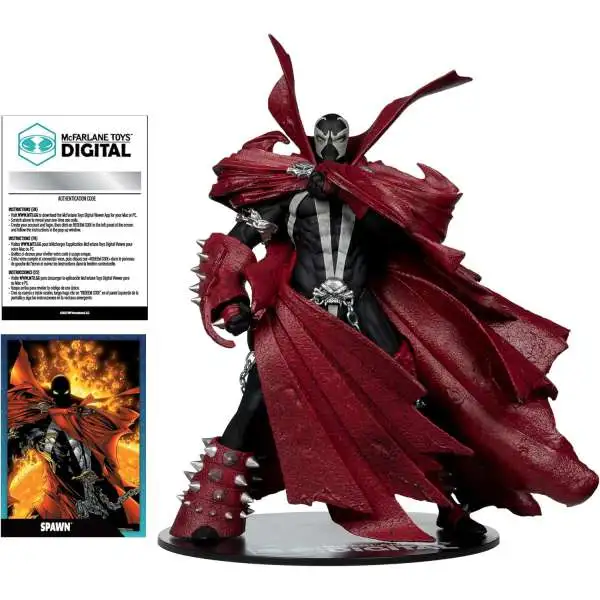 McFarlane Toys 30th Anniversary Gold Label Collection Spawn Action Figure [Comic Cover #95, Digital Collectible, Damaged Package]