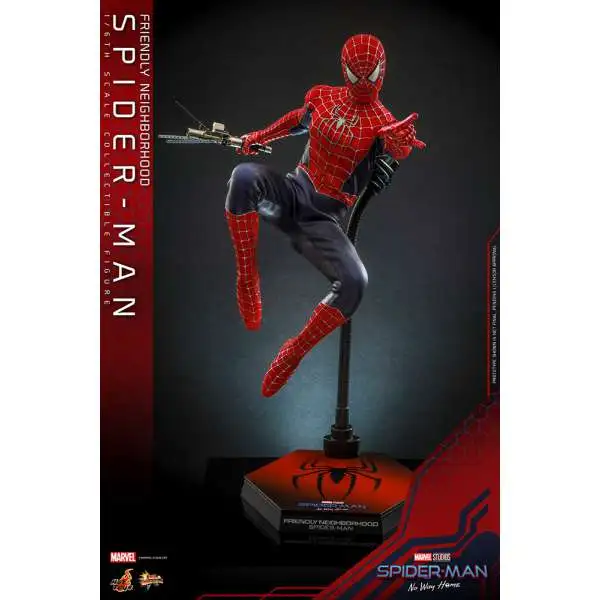 Marvel Spider-Man No Way Home Movie Masterpiece Friendly Neighborhood Spider-Man Collectible Figure [Tobey Maguire]