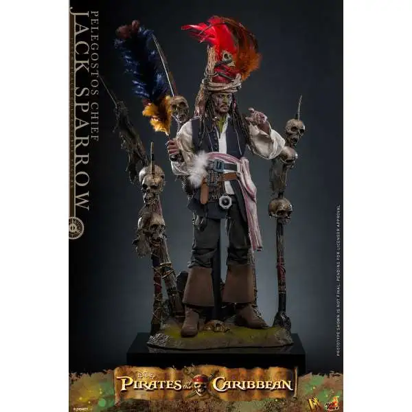 Disney Pirates of the Caribbean: Dead Man's Chest Jack Sparrow 12-Inch Collectible 1/6 Scale Figure [Pelegostos Chief] (Pre-Order ships August 2027)