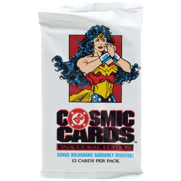 DC Inaugural Edition Cosmic Cards Trading Card Pack [12 Cards]