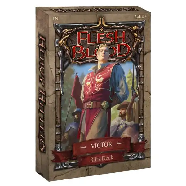 Flesh and Blood Trading Card Game Heavy Hitters Victor Blitz Deck