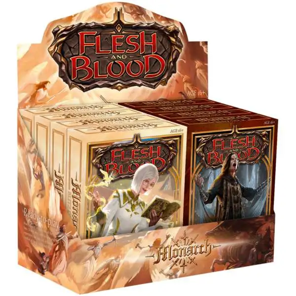 Flesh and Blood Trading Card Game Monarch Blitz Deck DISPLAY Box [8 Decks]