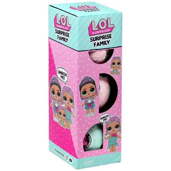 LOL Surprise Family Surprise Merbaby Exclusive Fashion Tots Doll 3-Pack [7+ Surprises!]