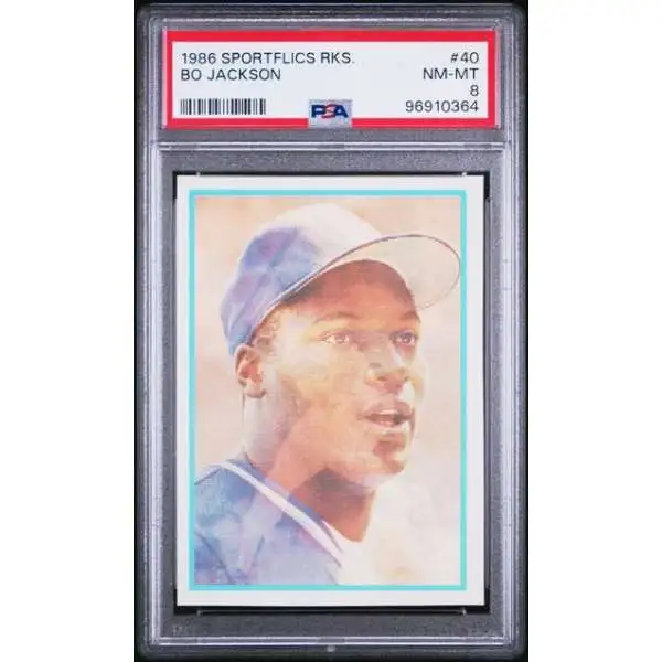 MLB Topps 1986 Sportsflics Bo Jackson [PSA 8]