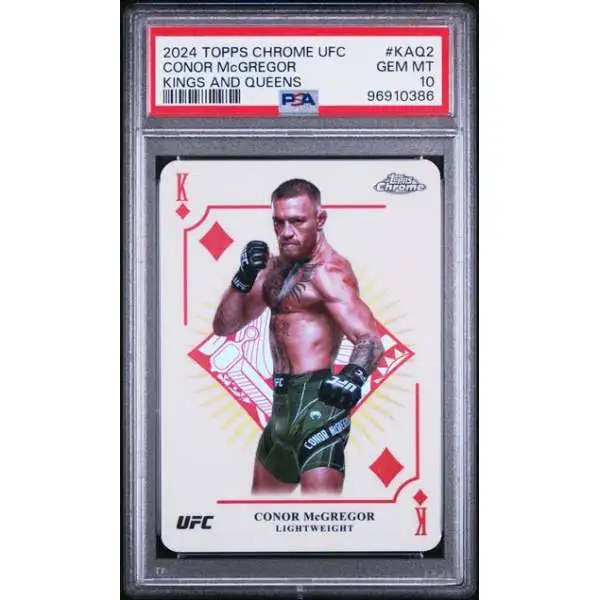 2024 Topps Chrome UFC Connor McGregor KAQ2 [PSA 10]