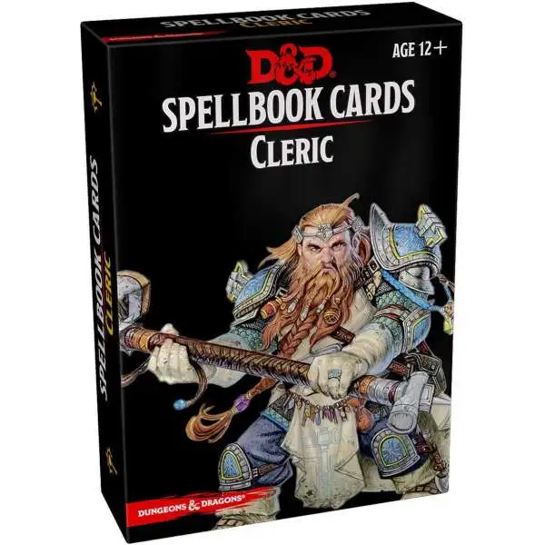 Dungeons & Dragons Game Accessories Cleric Spellbook Cards