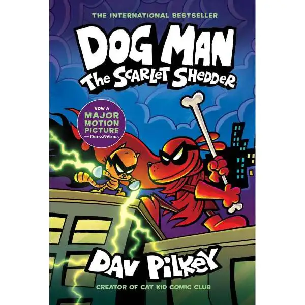 Dog Man The Scarlet Shedder Hardcover Book