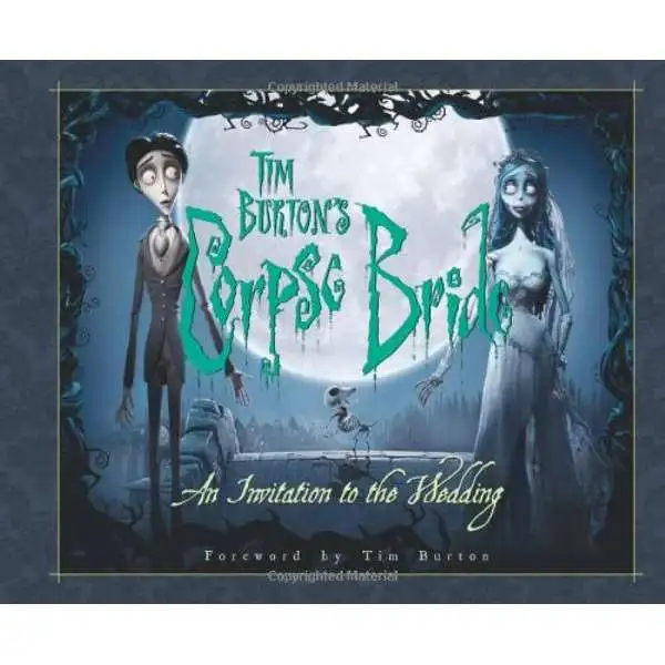 Tim Burton's Corpse Bride: An Invitation to the Wedding Softcover Book [Used]