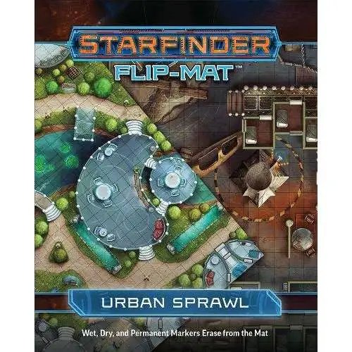 Starfinder Flip-Mat Urban Sprawl Roleplaying Accessory