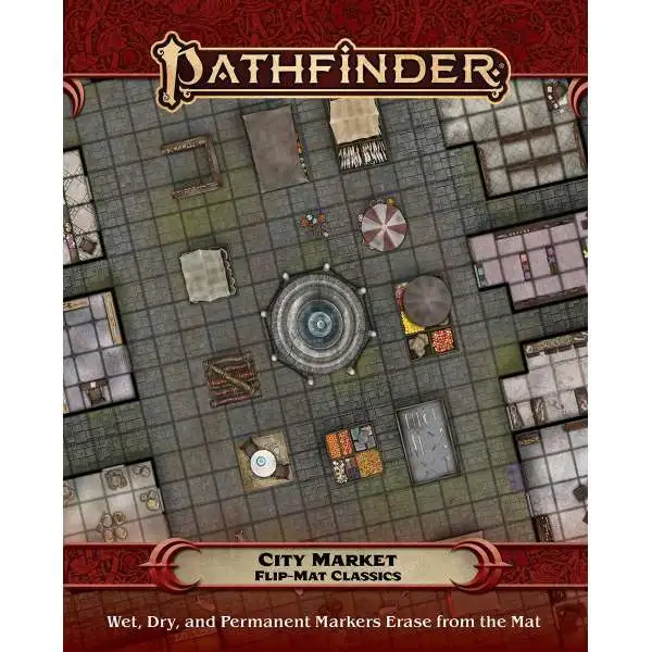 Pathfinder Flip-Mat Classics City Market Roleplaying Accessory