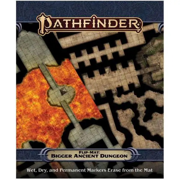 Pathfinder Flip-Mat Classics Bigger Ancient Dungeon Roleplaying Accessory