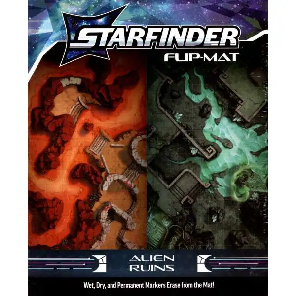 Starfinder Flip-Mat Alien Ruins Roleplaying Accessory