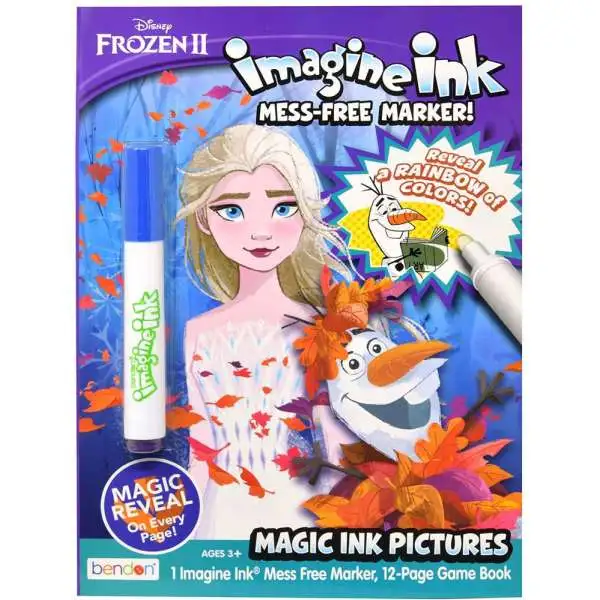 Disney Frozen 2 Imagine Ink Magic Ink Pictures Activity Book