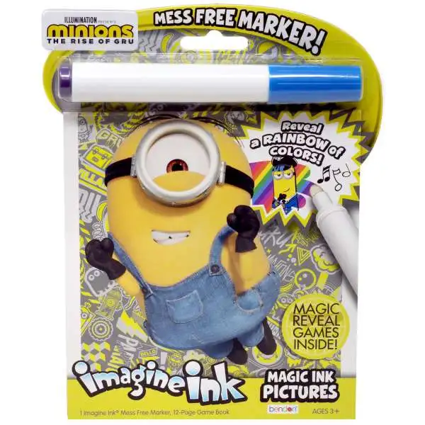 Despicable Me Minions: The Rise of Gru Imagine Ink Magic Ink Pictures