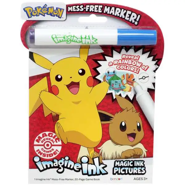 Pokemon Imagine Ink Magic Ink Pictures Activity Book