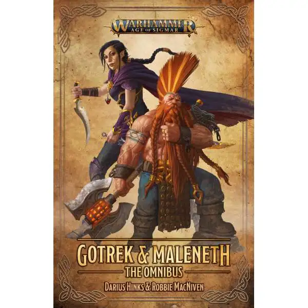 Warhammer Age of Sigmar Black Library Gotrek & Maleneth: The Omnibus Paperback Book [Darius Hinks and Robbie MacNiven]